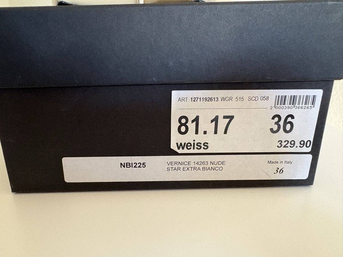 Navyboot Scarpe da donna: Navyboot High Heels in beige-weiss – Nuovo e nell'imballaggio originale da Riehen venduto da BESSI17 6