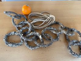 Deko-Bastelmaterial mit Schnur und Ringen,f. Meer Bastelei
