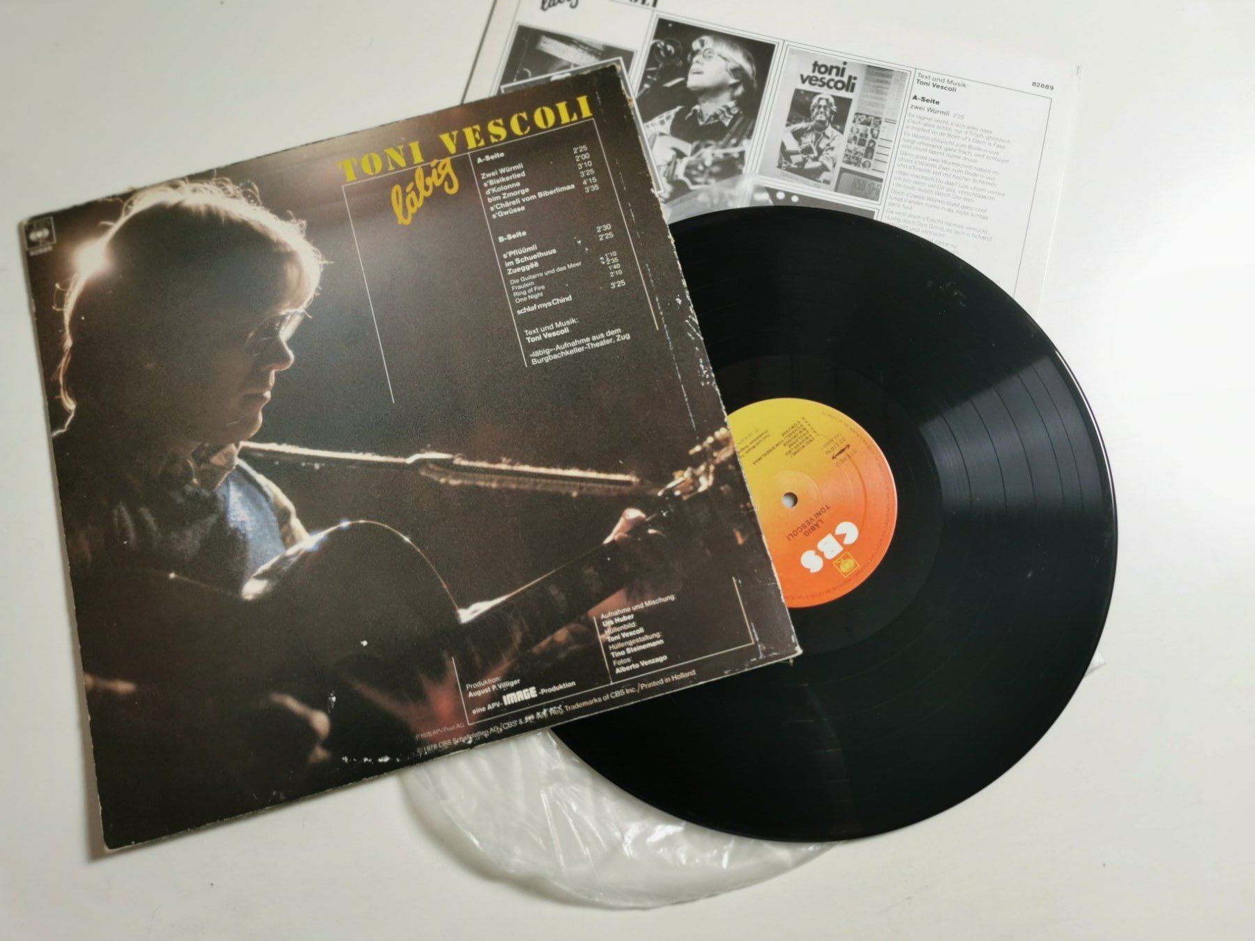 Dischi in vinile: TONI VESCOLI - LÄBIG – Usato da Grafenried venduto da House-of-Oldies 1