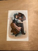 Antike Postkarte, Bärenkarte, um 1900, ungelaufen