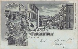Souvenir de Porrentruy, circulée 1902