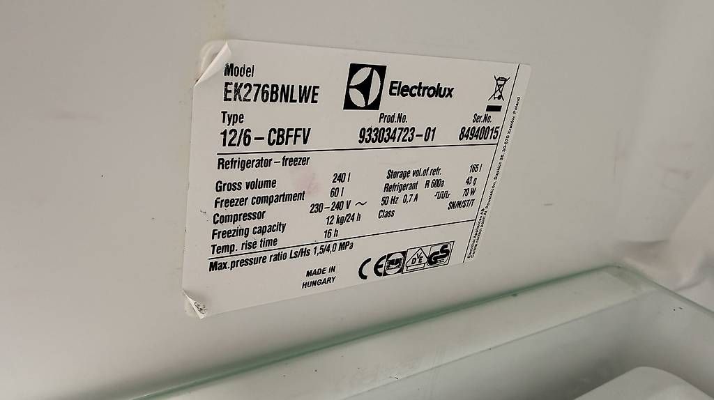 Electrolux Frigoriferi: Einbaukühlschrank Electrolux – Usato da Künten venduto da buli76 2