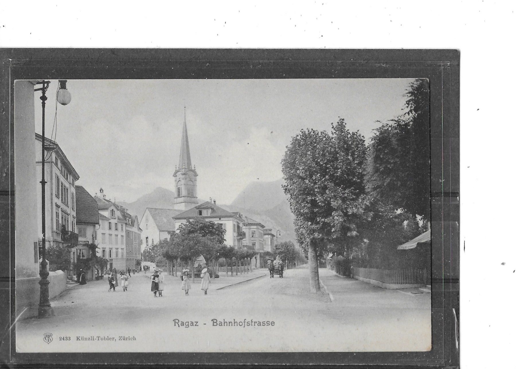 Cartoline postali: SG Ragaz Bahnhofstrasse – Usato da Schocherswil venduto da Wilare
