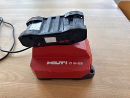 Ladegerät Hilti, mit B22-85 Li-Ion Akku 22V, 4.0 Ah