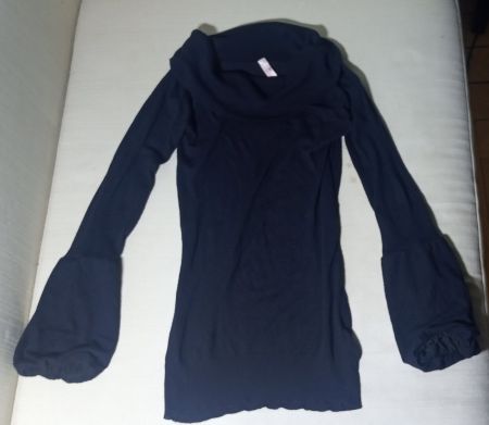 NEU Pois Feinstrick Tunika mit Kaschmir XS zu Nile