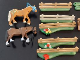 Playmobil 2 Pferde🐎🐴 & Zaun