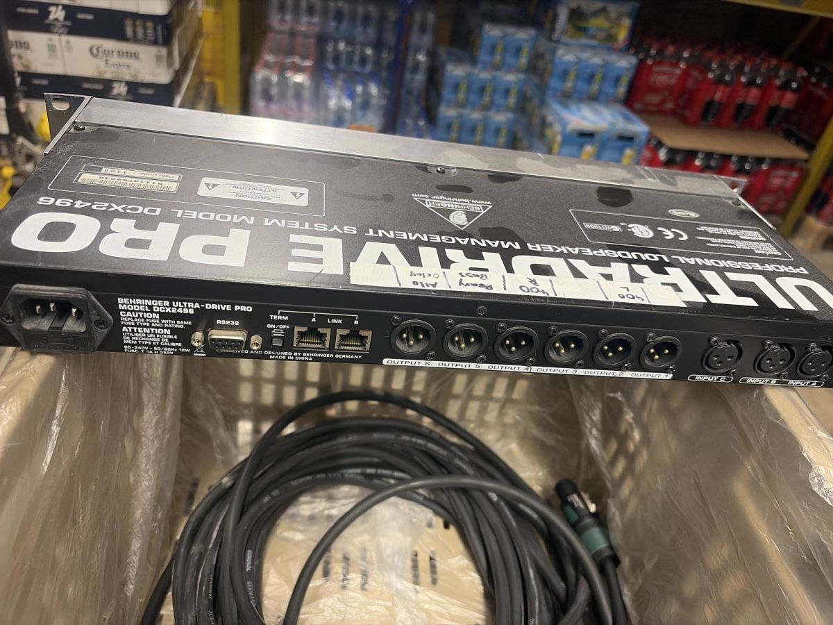 Behringer Equalizzatori: Behringer Ultral drive Pro DCX2496 – Difettoso da Seuzach venduto da salche 1