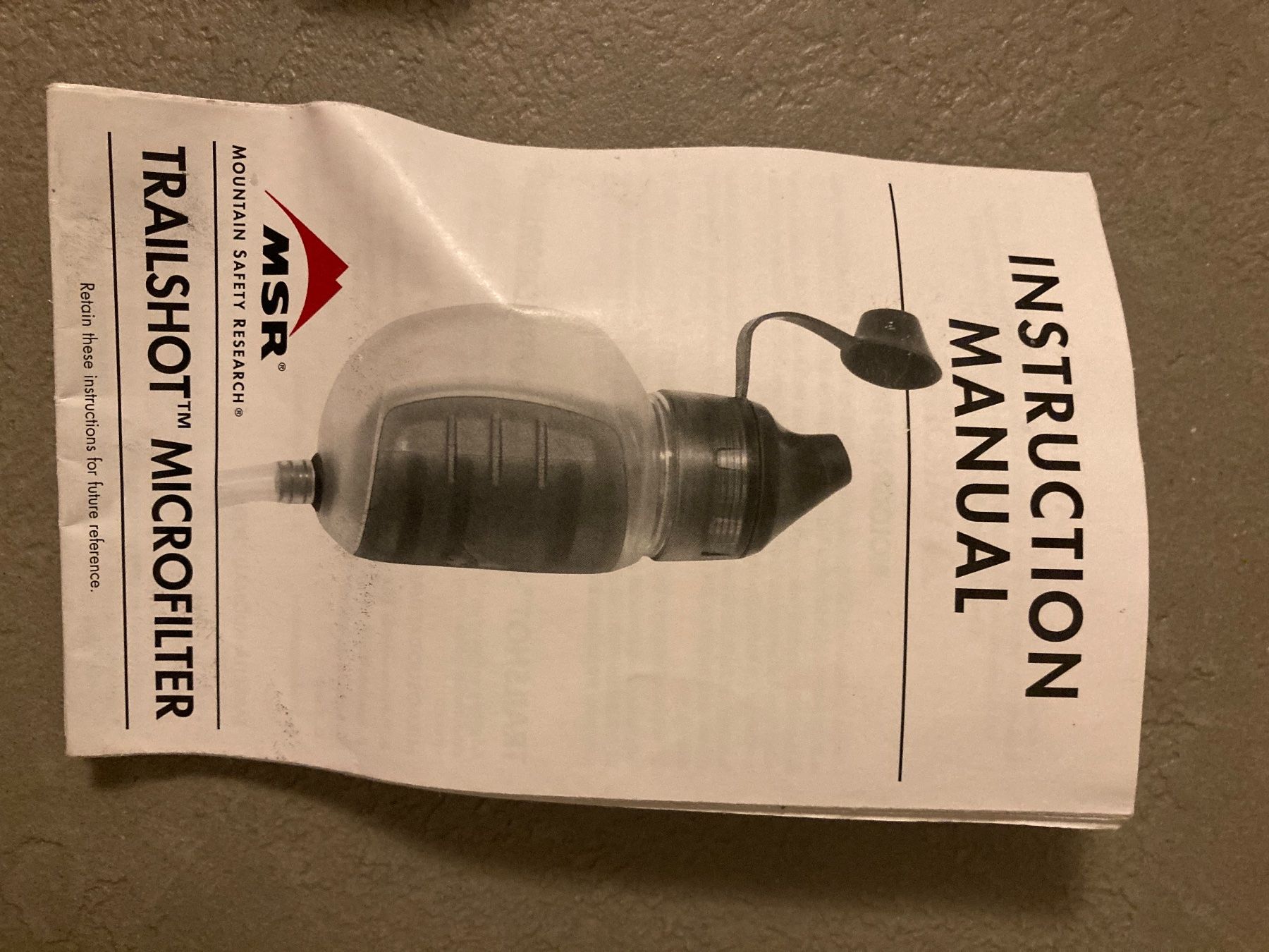 Sanitari: Outdoor Wasserfilte MSR, Trailshot Microfilter – Nuovo (secondo la descrizione) da Winterthur venduto da butterfly210 2