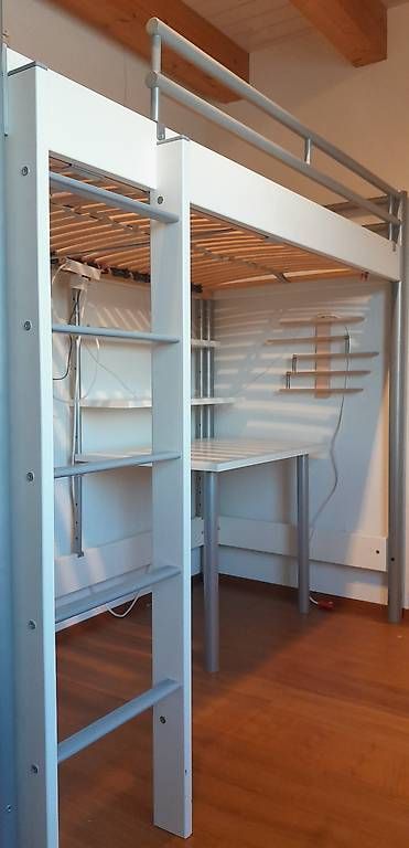 Hasena Betten: Hochbett Hasena 90x200 mit Anbautisch – Gebraucht aus Muri AG von Tom1974 1