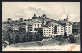 Menzingen, Blick auf Institut und Lehrer