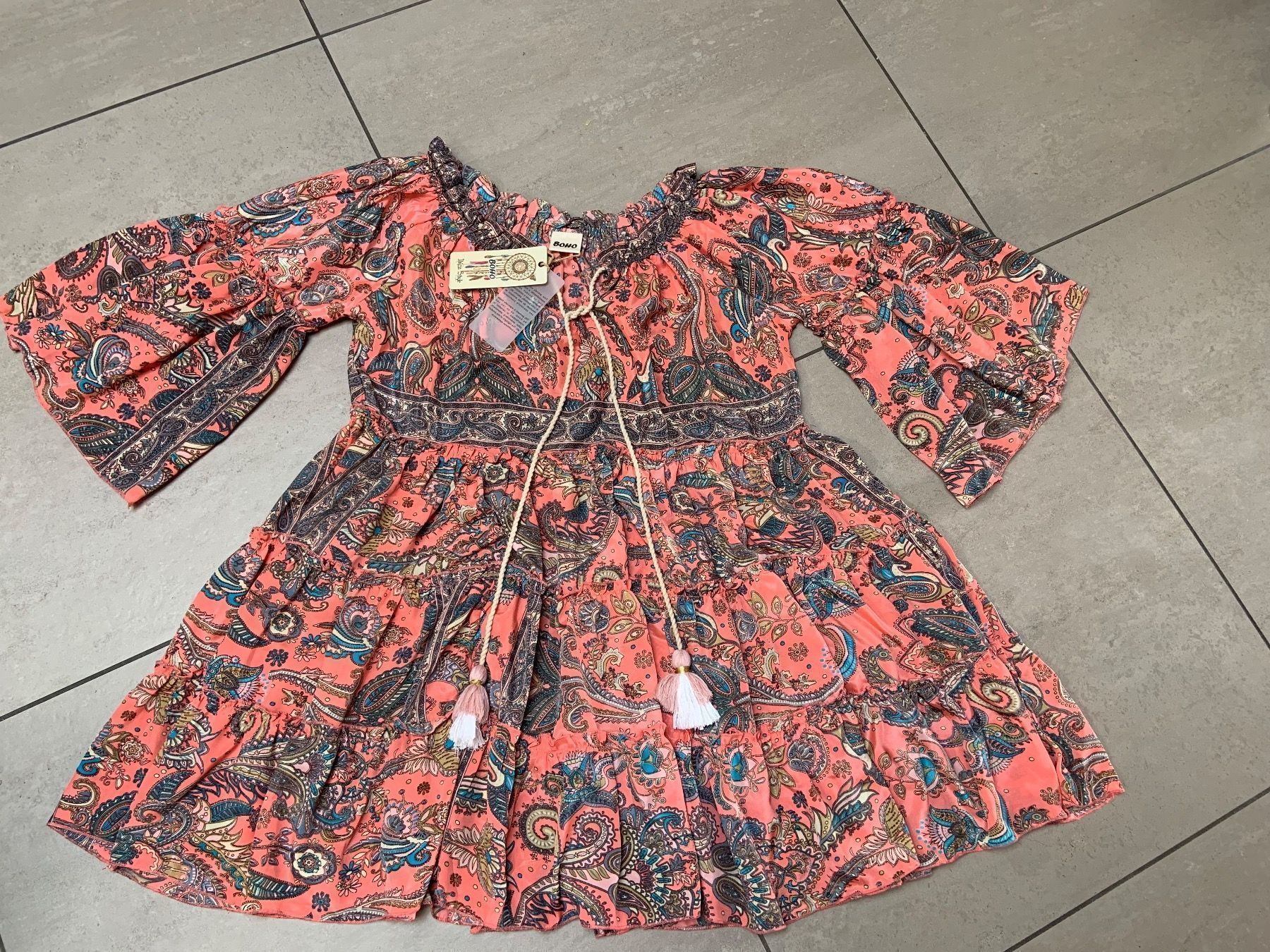 Kleider: Boho Minikleid/ Tunika aus Seide / Viscose – Neu (gemäss Beschreibung) aus Sigriswil von ck56 4
