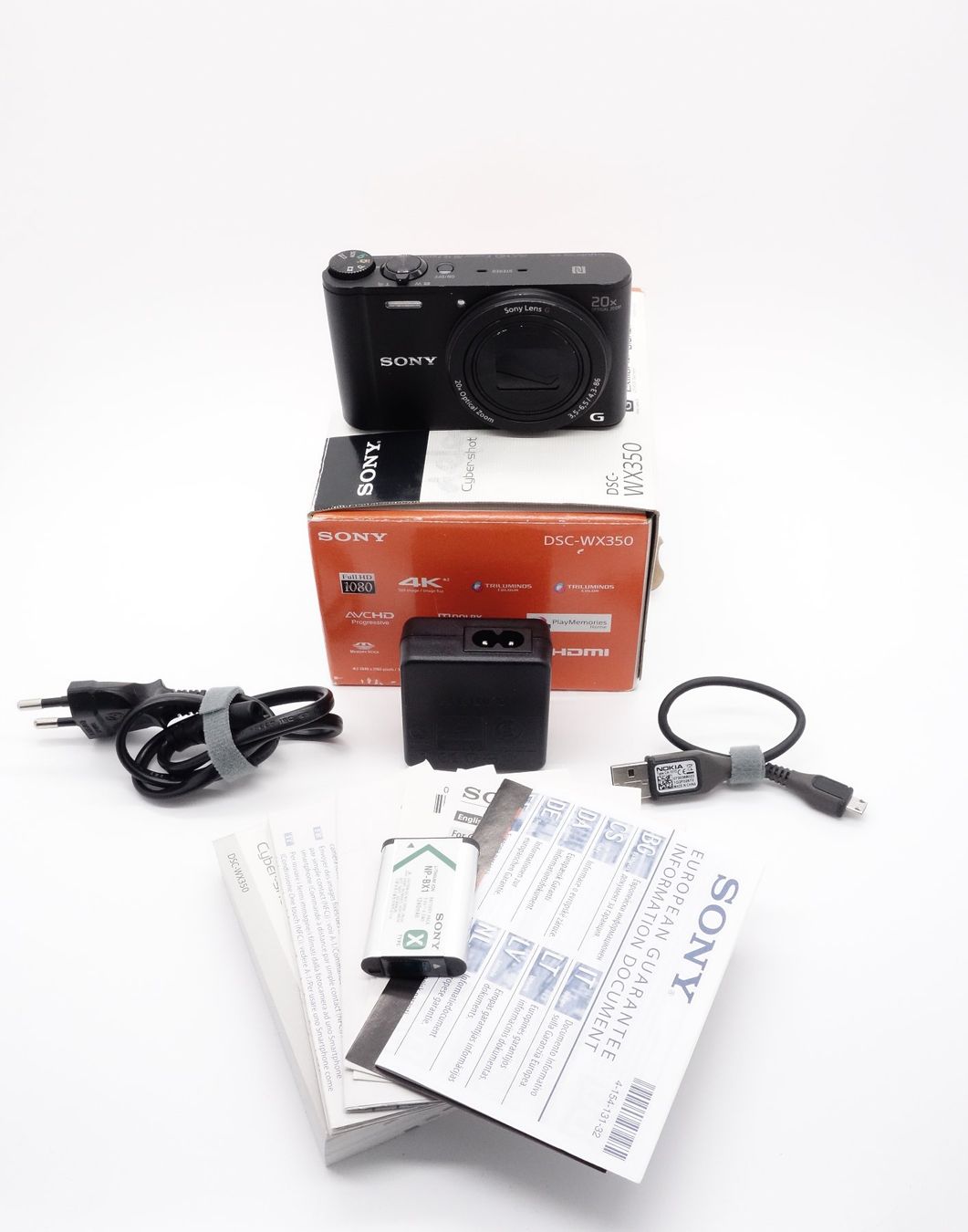 Sony Fotocamera: Sony Cyber-Shot DSC-WX350 - Pas de flash – Difettoso da La Rippe venduto da Kopernic