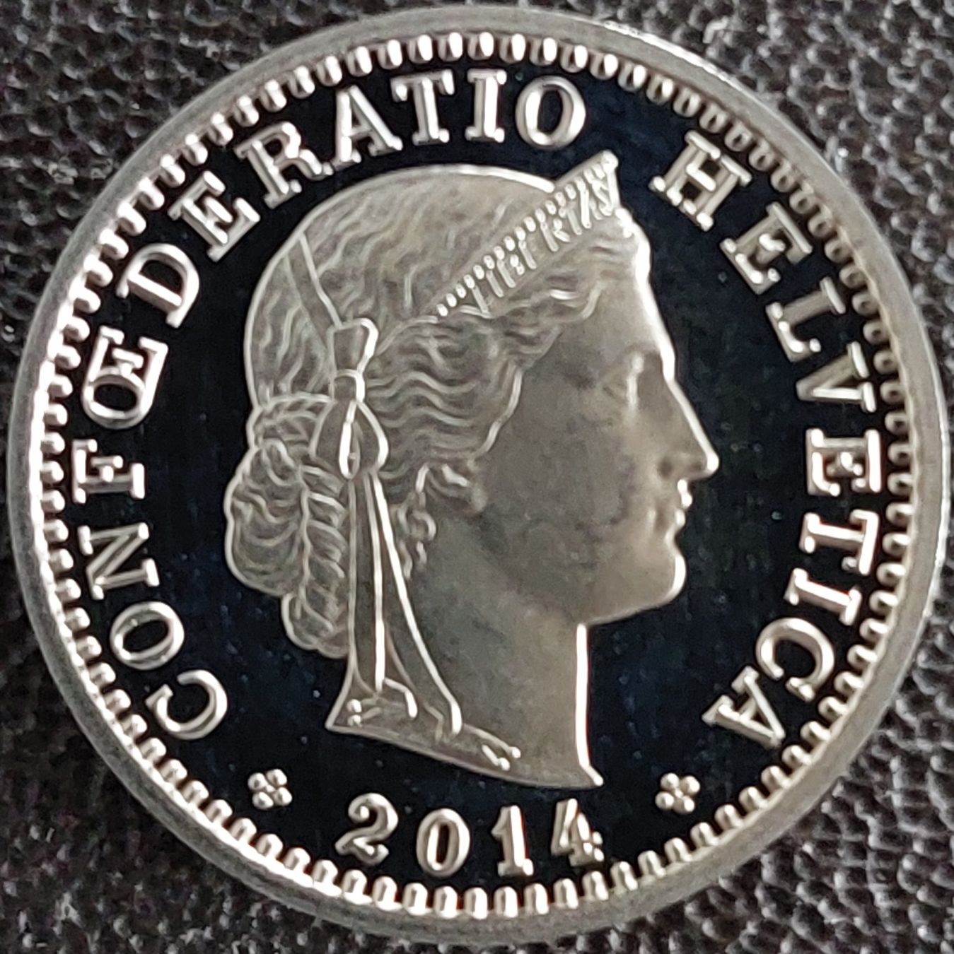 Tutti le monete: 20 Rappen 2014 stgl. / aus Münzsatz – Nuovo (secondo la descrizione) da Arch venduto da coinsandmore