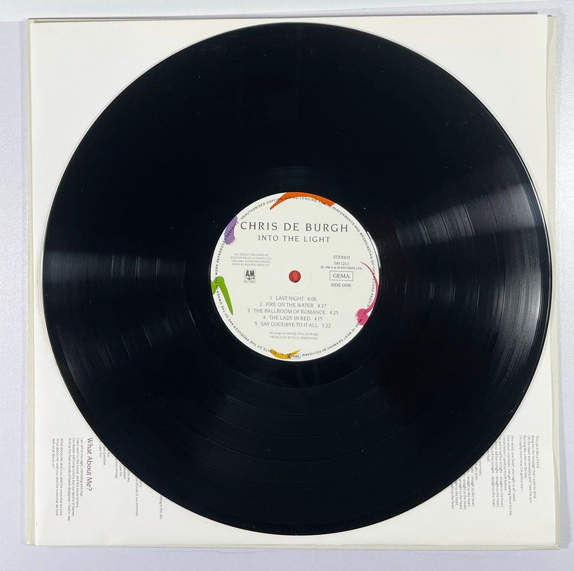 Dischi in vinile: LP: CHRIS DE BURGH - Into The Light (1979) – Nuovo (secondo la descrizione) da Frenkendorf venduto da Yard-Sale-2000 3