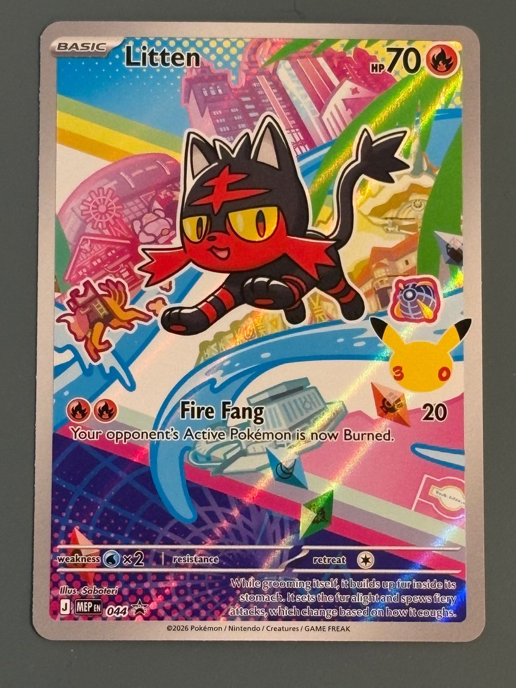 Pokémon Carte collezionabili: Litten - MEP - ENG – Nuovo (secondo la descrizione) da Seewen SZ venduto da Pokeace93