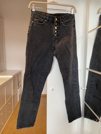 Stylische Jeans H&M, Gr. 28/M Dunkelgrau