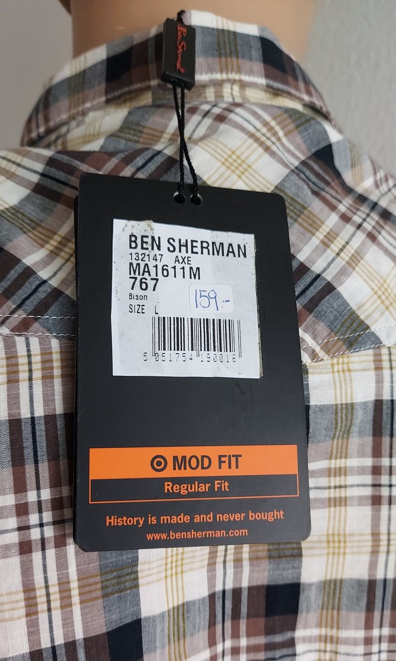 Ben Sherman Camicie: Neues Ben Sherman Herren Hemd Gr. L – Nuovo e nell'imballaggio originale da Basel venduto da Mazzo84 2