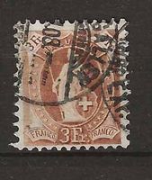 CH100b - Helvetia debout 100b obl.