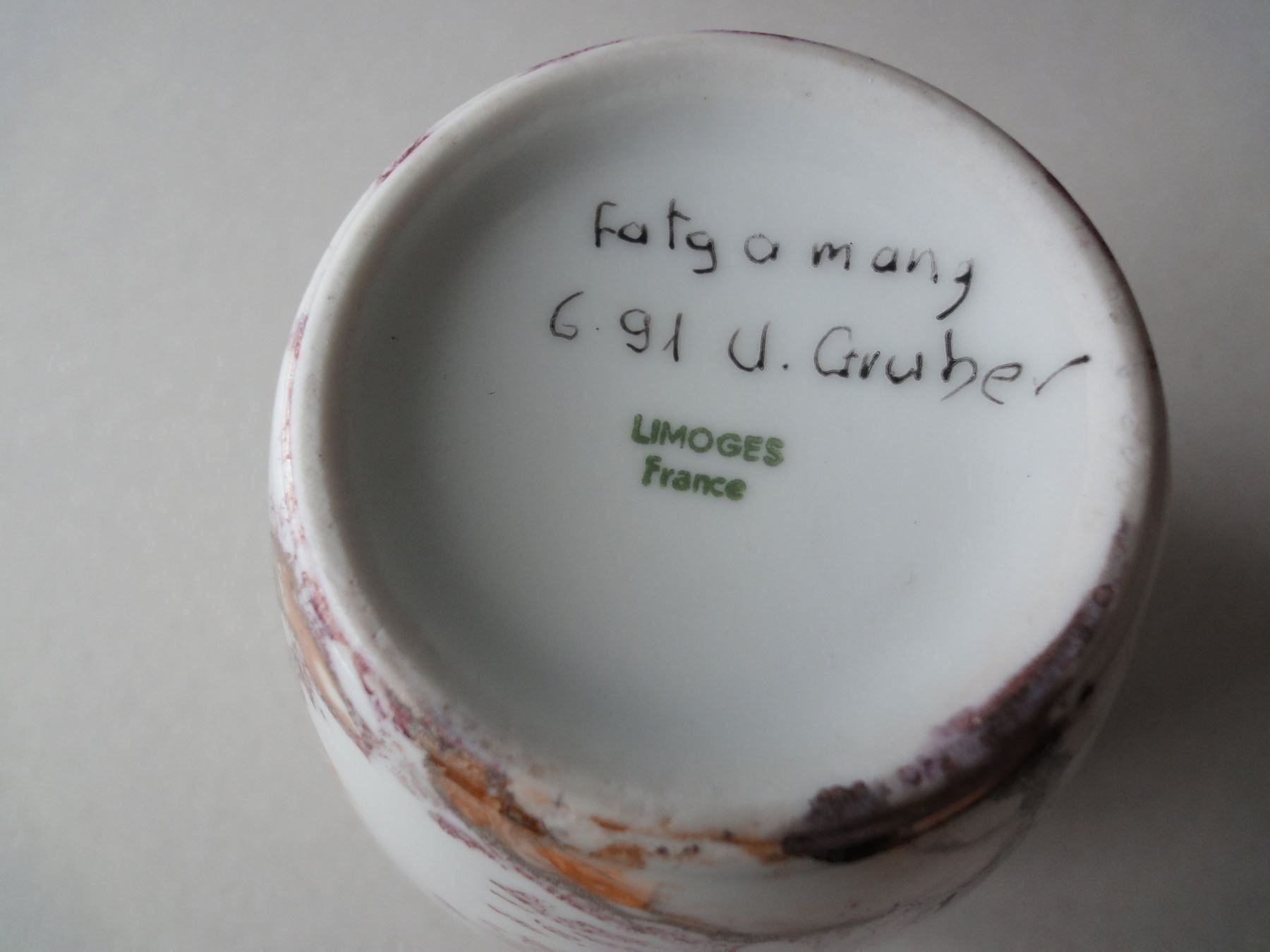 Vasen & Gefässe: Kleine Vase Limoges – Gebraucht aus Chur von omonia 5