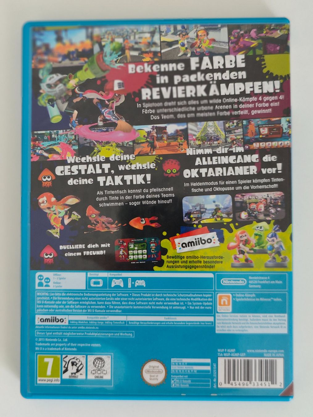 Nintendo Spiele: Splatoon WiiU – Gebraucht aus Dintikon von Nightcom 1