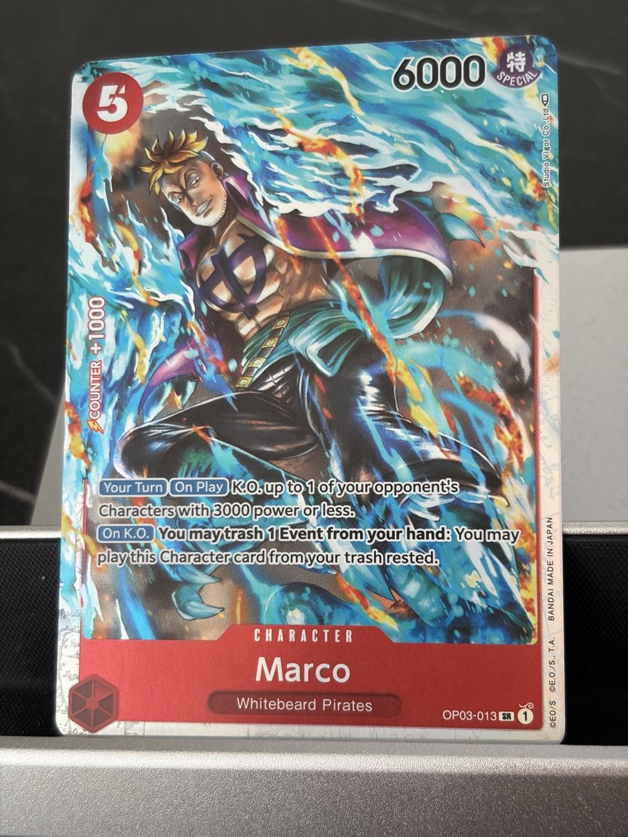 Bandai Carte collezionabili: One Piece OP03-013 Marco, Englisch – Nuovo (secondo la descrizione) da St. Gallen venduto da cambitcg
