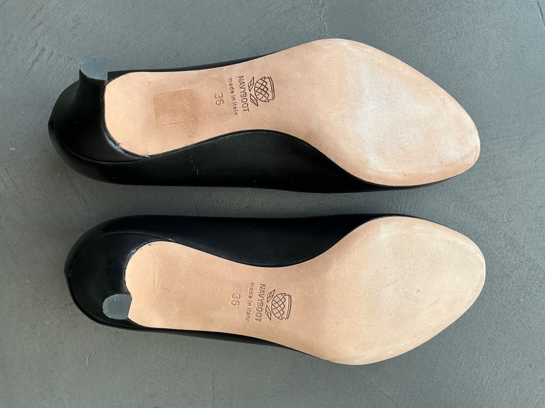 Navyboot Scarpe da donna: Navyboot Echtleder Pumps Schwarz – Nuovo (secondo la descrizione) da Zug venduto da claudianick 5