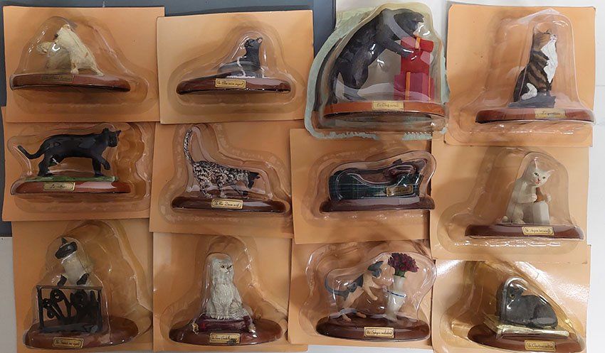 Statuette: lot de 80 figurines de chats Atlas – Nuovo e nell'imballaggio originale da Nyon venduto da tekkboy1968 4