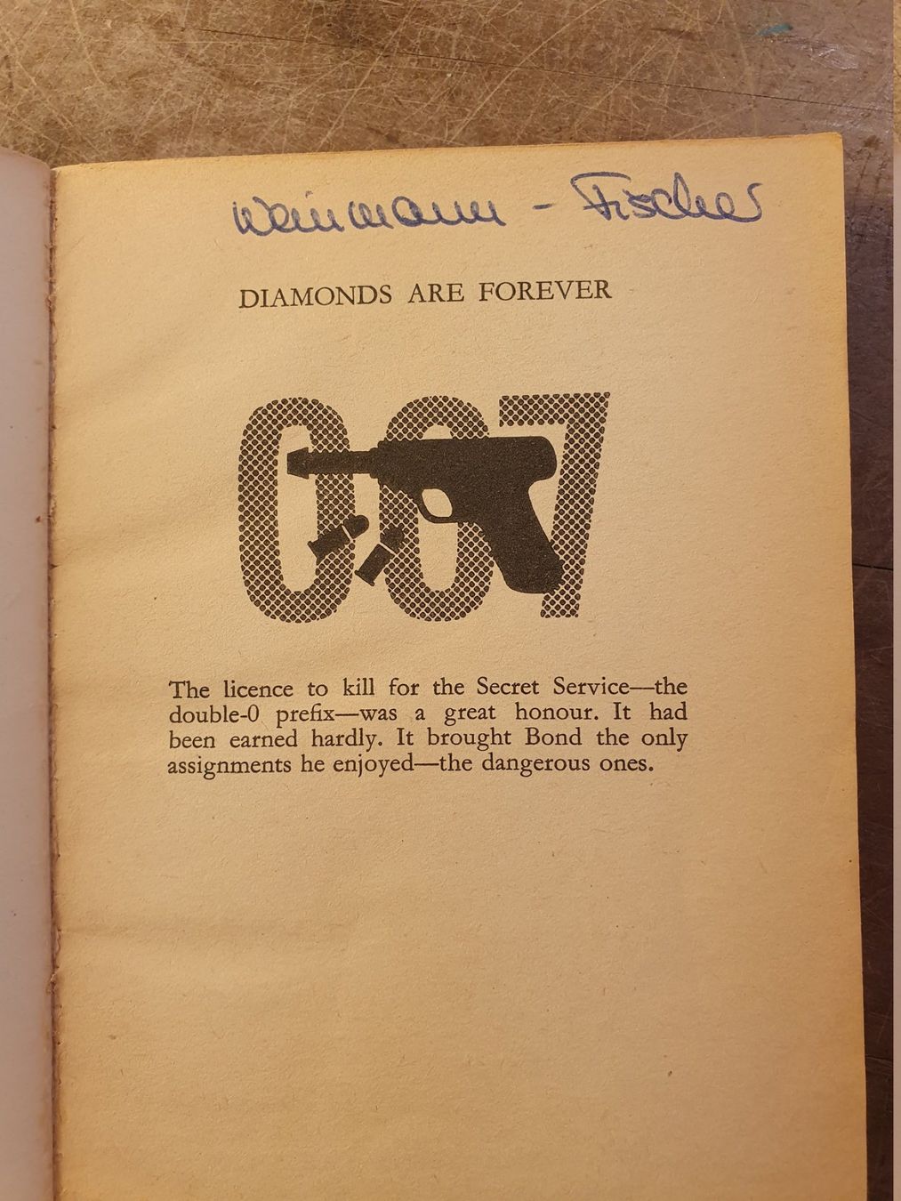Libri: Diamonds Are Forever - Ian Flemming – Usato da Zürich venduto da loosebone 1