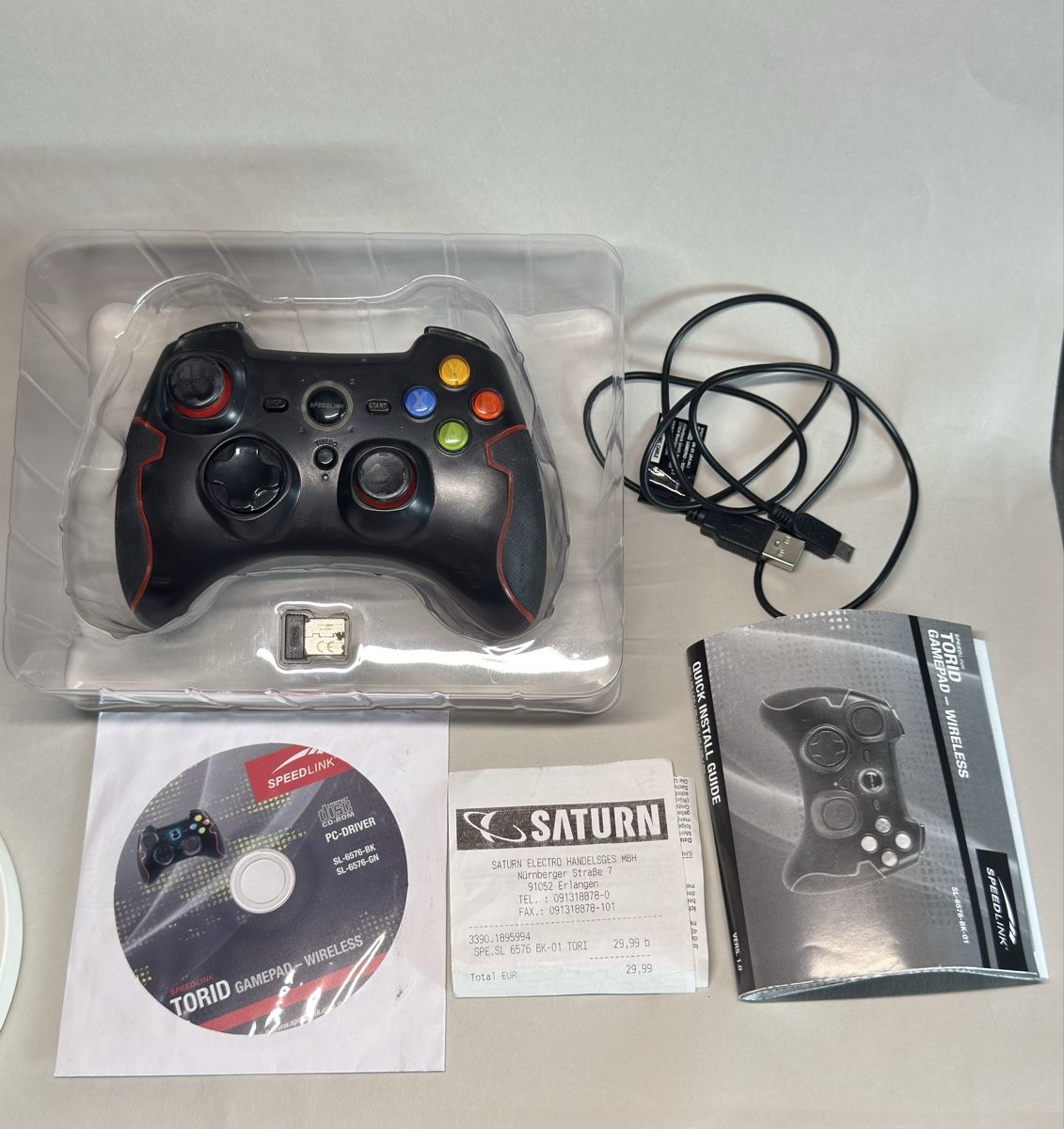 Manettes: Speedlink TORID Gamepad Wireless (PC / PS3) mit OVP – D'occasion à Rümlang par vla_9g7d 6