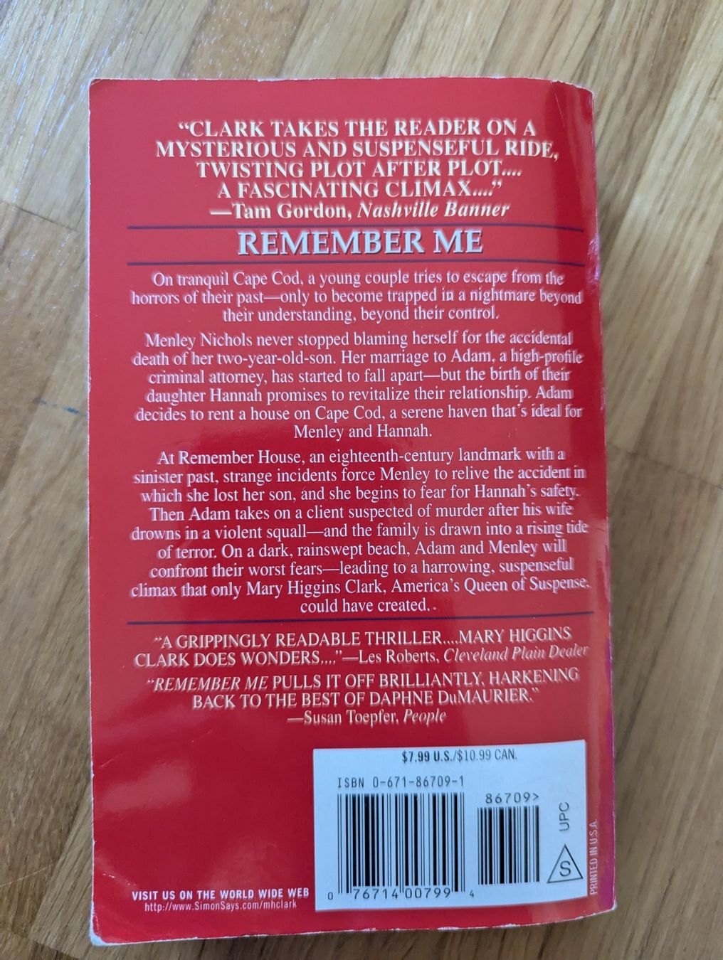 Libri: Mary Higgins Clark - Remember Me – Usato da JONA venduto da gin_yl55 1