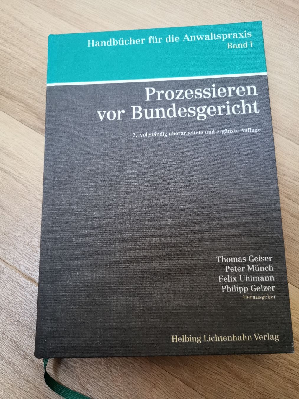 Libri: Prozessieren vor Bundesgericht / 3. Aufl. – Usato da Gelfingen venduto da Meierbeat