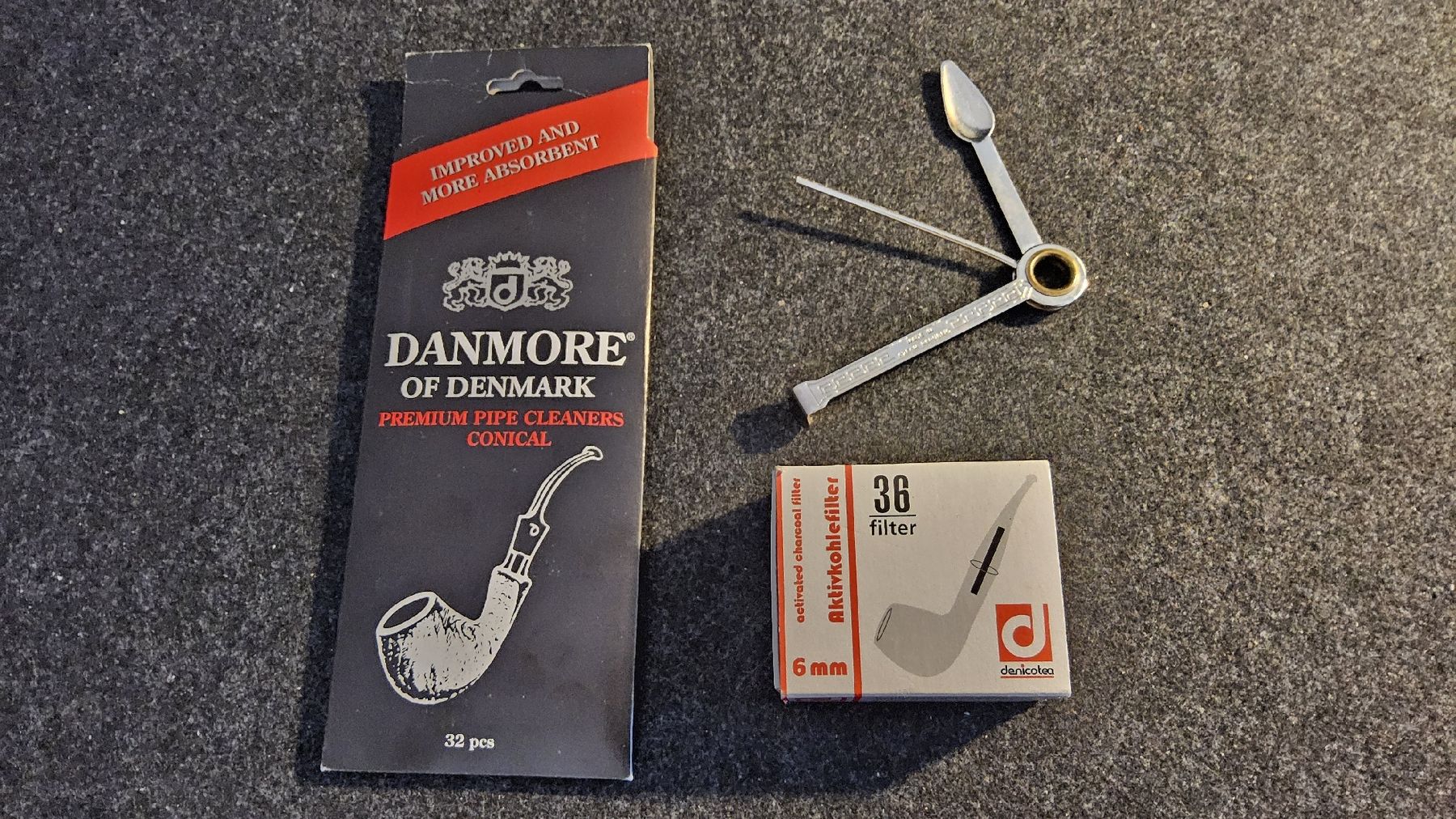 Pipe & Accessori: Brigham System Tabakpfeife Set (inkl. Stopfer & Filter) – Usato da Boll venduto da YD3067 3