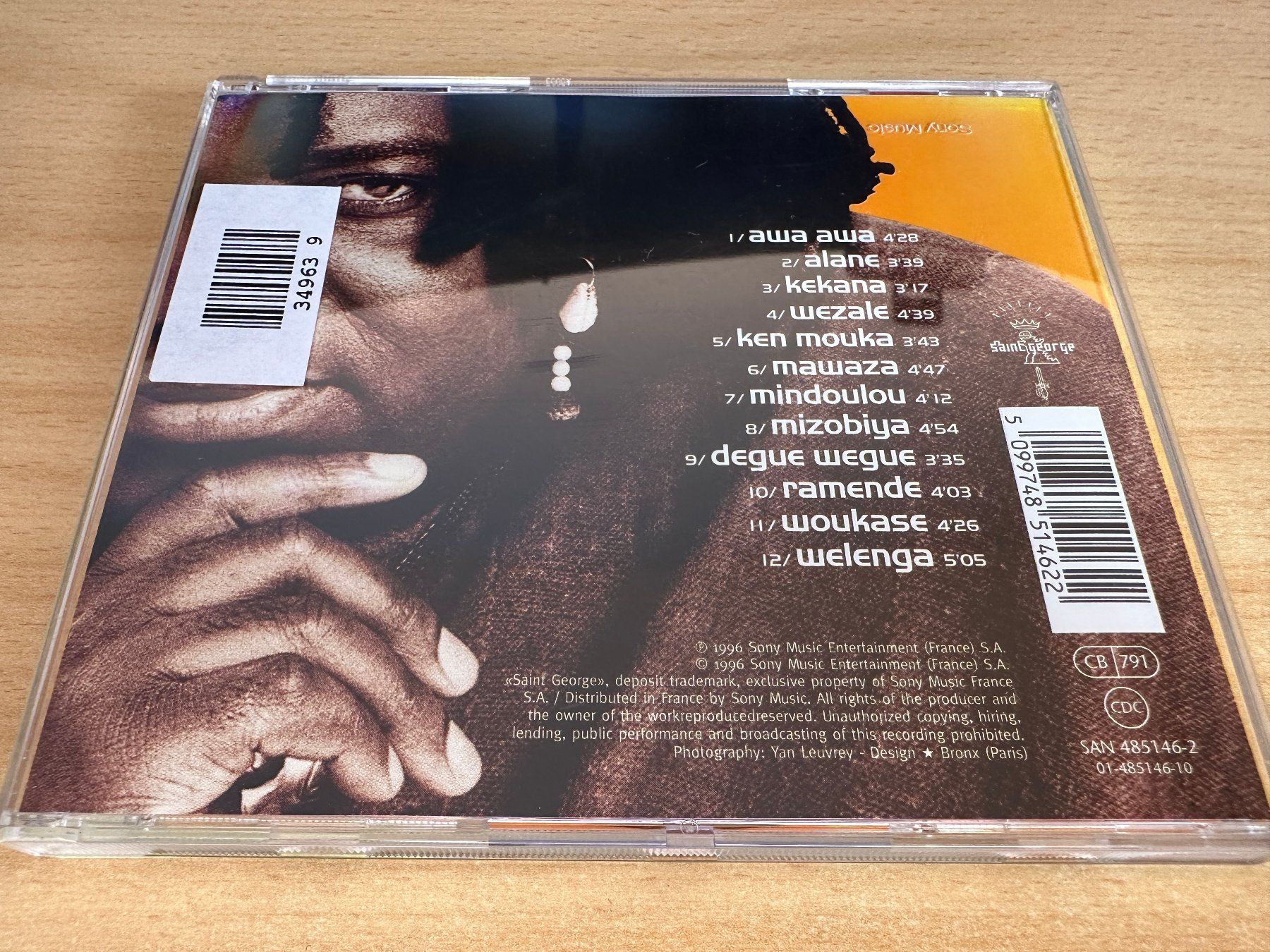 CD: Wes – Welenga (Conscience Universelle) – Usato da Rikon im Tösstal venduto da Alpenmutz 1