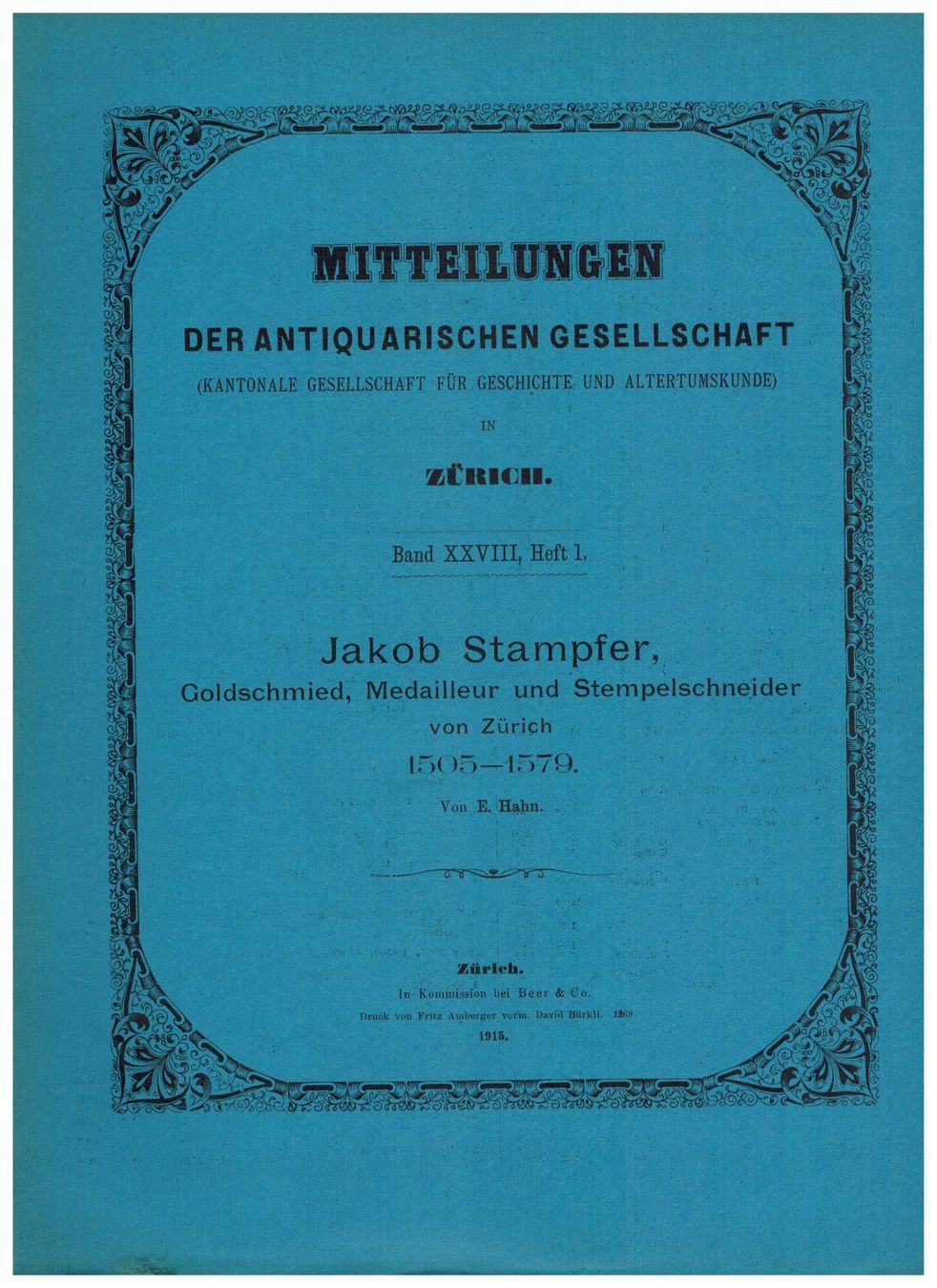 Libri: Goldschmied Jakob Stampfer – Nuovo (secondo la descrizione) da Biel-Benken BL venduto da rud_yc8p