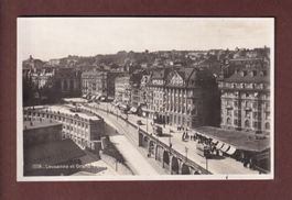LAUSANNE - Grand Pont - Tram - 1926