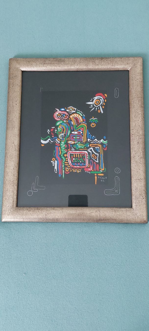 Dipinti: M.Casutt " Element " Kunstbild inkl. Rahmen – Usato da Rheinfelden venduto da Zottel3