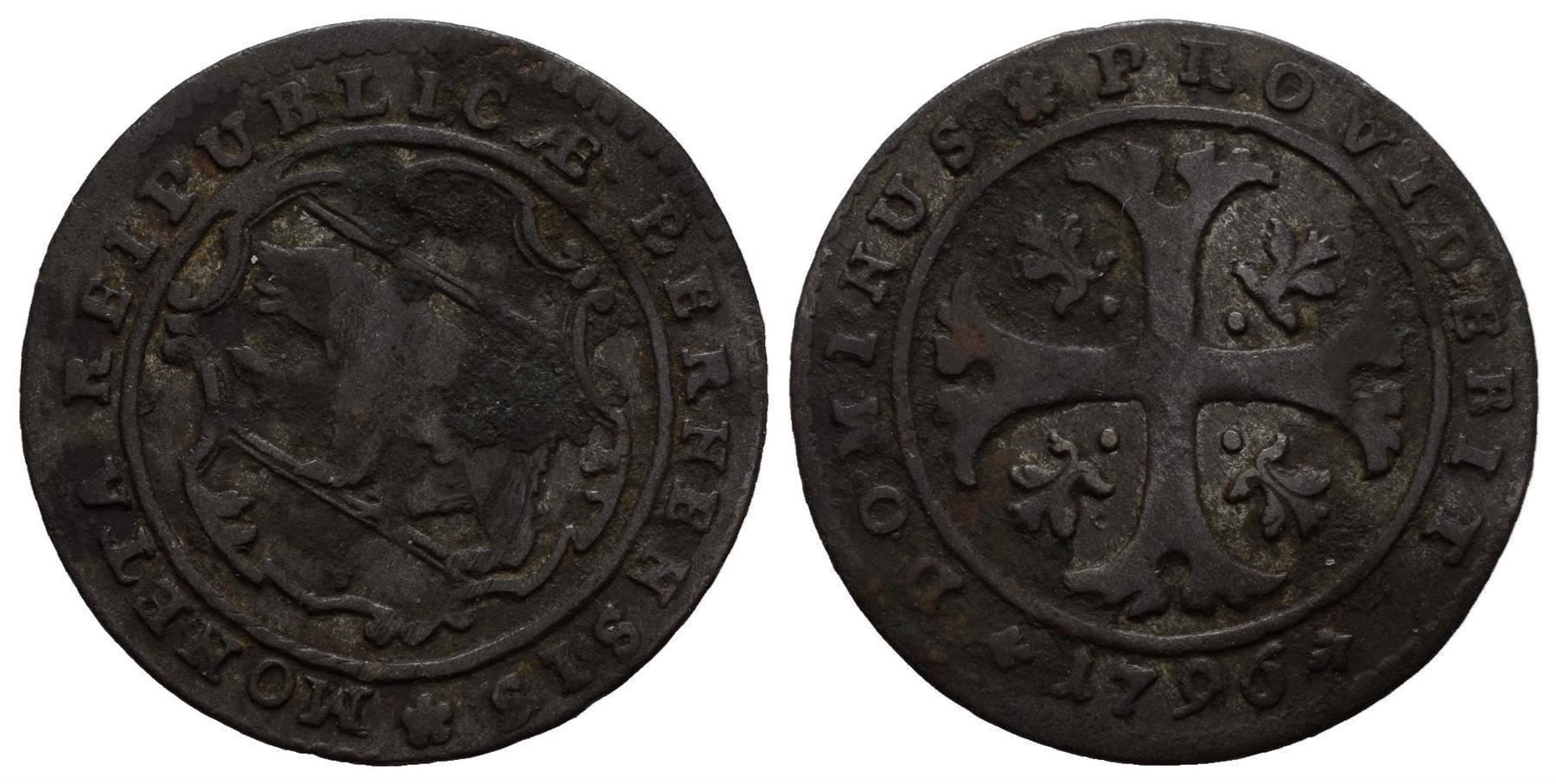 Toutes les monnaies: Bern Halbbatzen 1796  /2146/ – D'occasion à Trimbach par Solothurn1