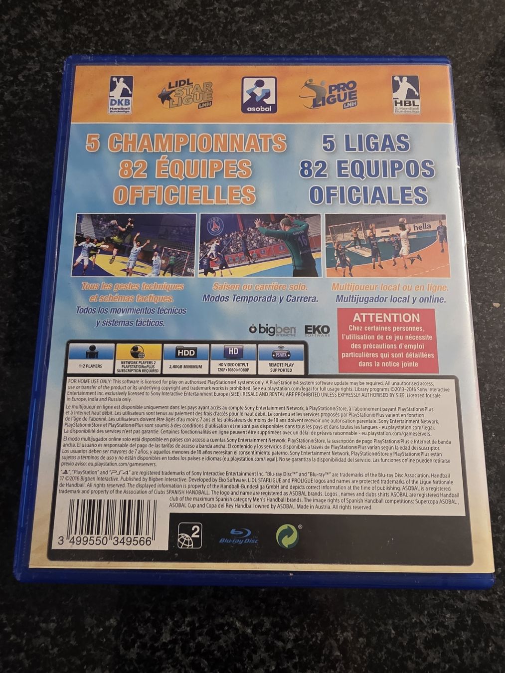 Giochi: Handball 17 PS4 – Usato da Chavornay venduto da Crash37 1