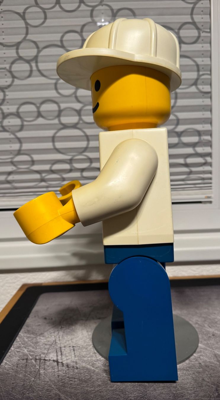 Lego Kit di costruzioni: Lego XXL Werbefigur Bauarbeiter ca. 50cm – Usato da Riedt b. Erlen venduto da Didel74 1