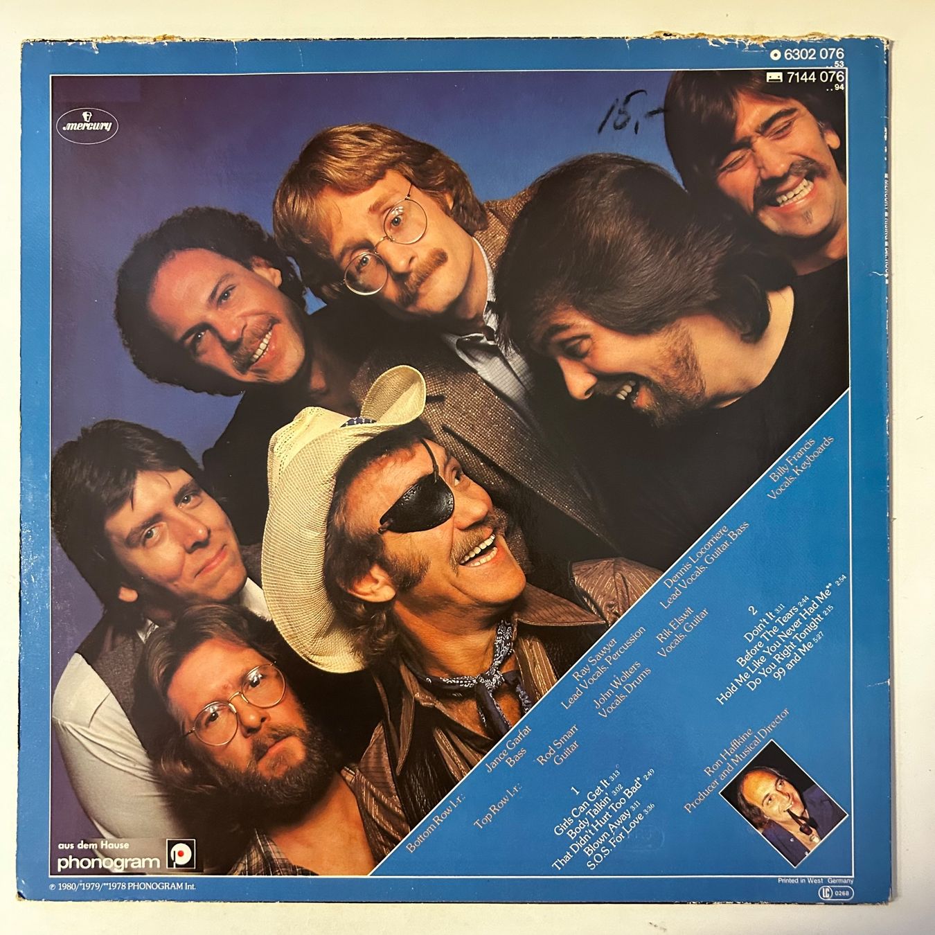 Schallplatten: Dr. Hook - Rising, Vinyl LP 1980 Phonogram Mercury – Gebraucht aus Aesch BL von BernisFlomi 1