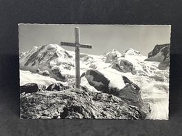 Zermatt: Blick vom Gornergrat g. Lyskamm, Castor und Pollux