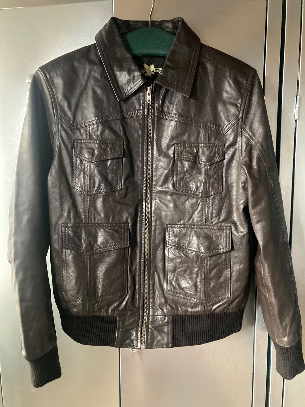 Giacche: Lederjacke dunkelbraun – Usato da Sursee venduto da Auktion29