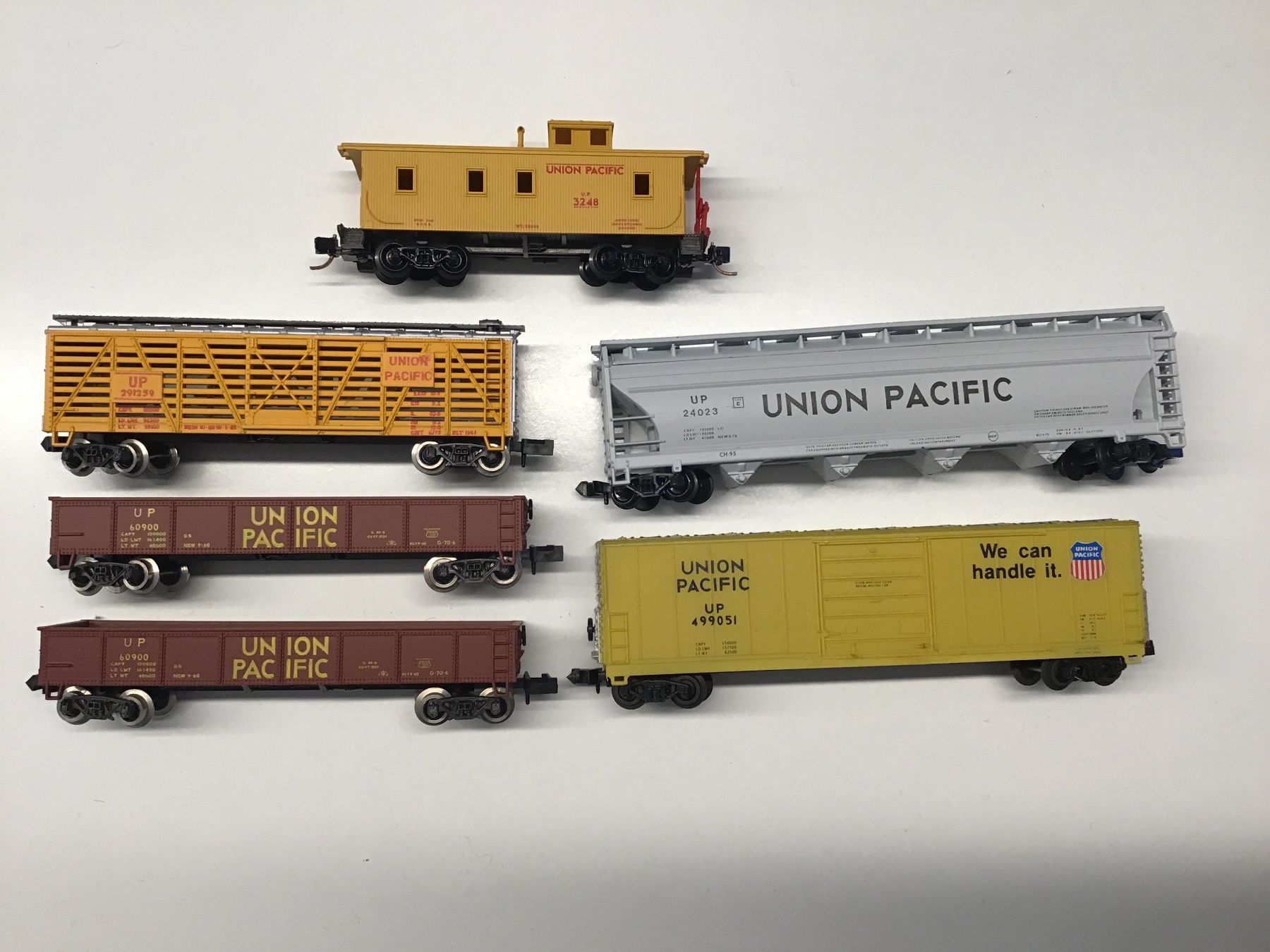 Modellini di ferrovie: Union Pacific N Eisenbahnwagen Set – Usato da Männedorf venduto da Modelle-aller-Art