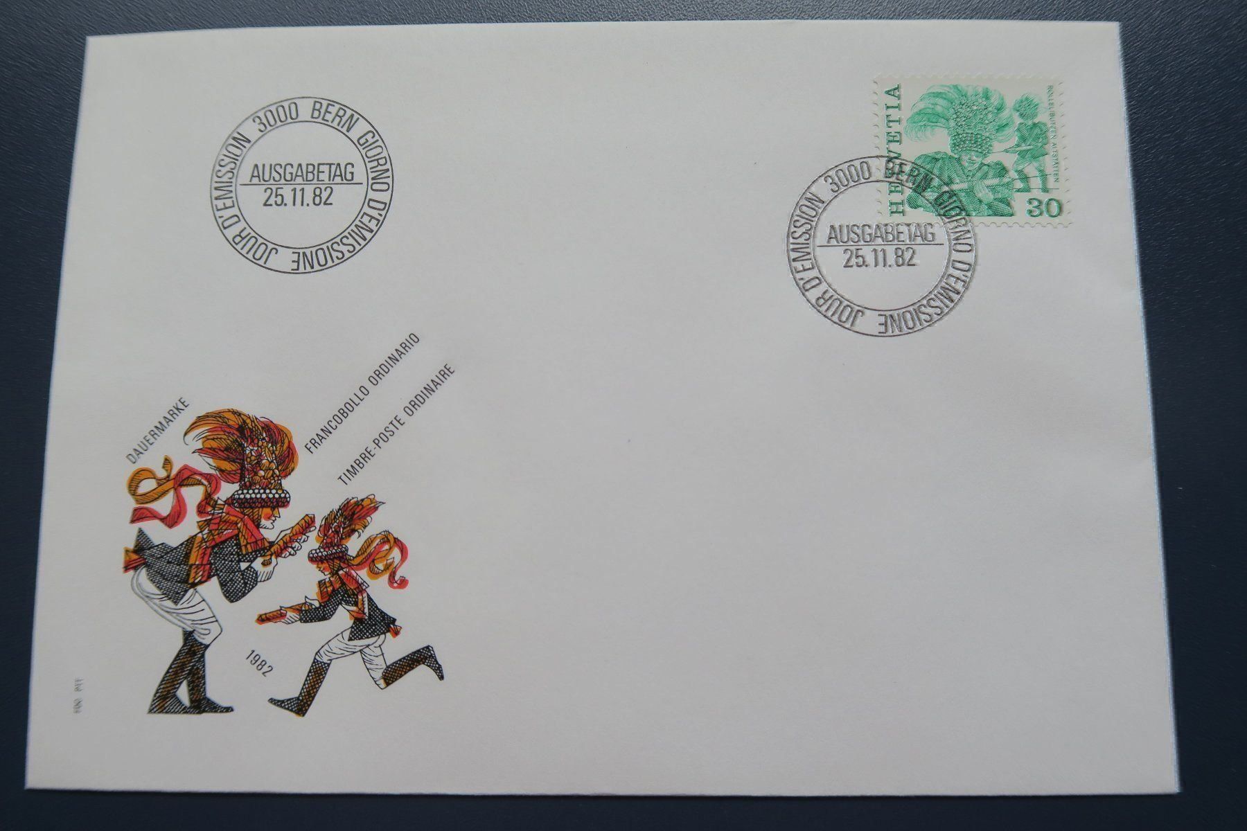 Tutti i francobolli: Dauermarken 1992 und 1982 FDC ET – Usato da Altdorf UR venduto da boardsofcanada 1