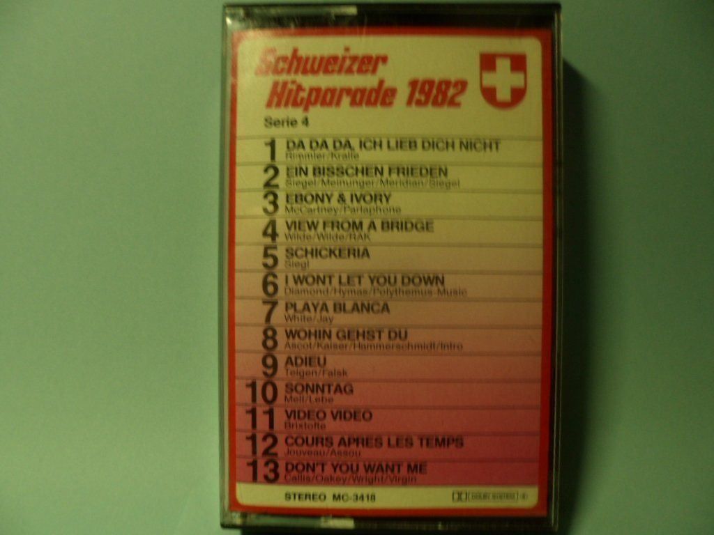 Musicassette: Schweizer Hitparade  1982 – Usato da Langnau i. E. venduto da mar_hw58 1