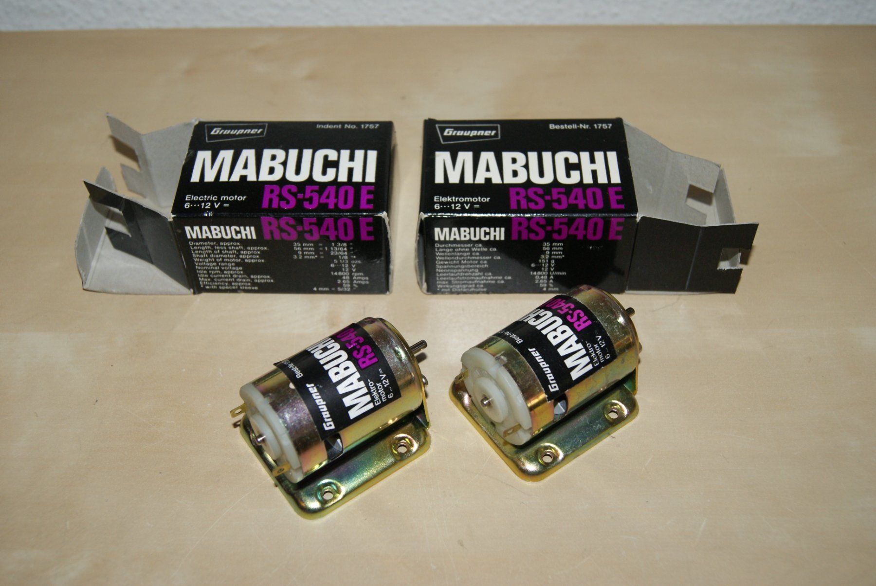Motoren: 2 x Mabuchi RS-540 E Motor Elektromotoren – Gebraucht aus Zürich von Widi1 4