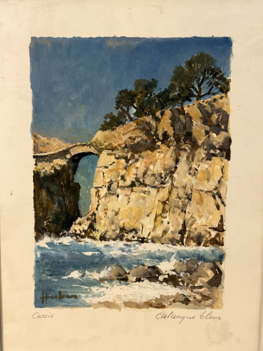 Dipinti: Otto Huber - Gemälde - Cassis – Usato da Solothurn venduto da NUVICO 1