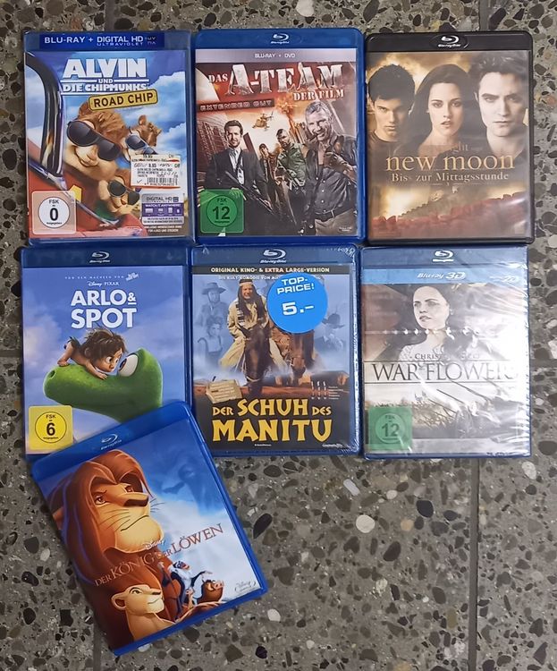 LOT AN *BLUE-RAY - DVD'S* FÜR DIE GANZE FAMILIE; UNKONTR. (Gebraucht ...
