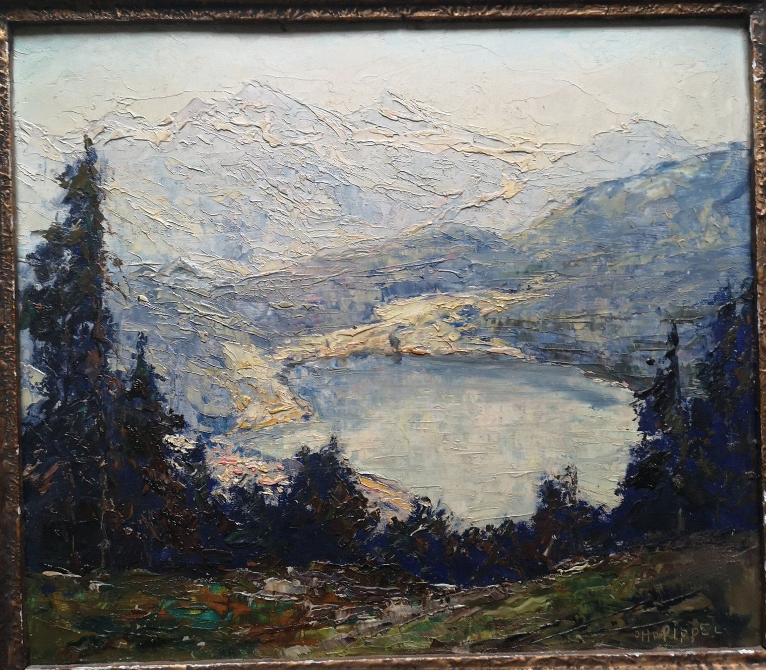 Tele & Cornici: Otto Pippel, St-Moritz, original – Usato da Conthey venduto da Cathlouz 5
