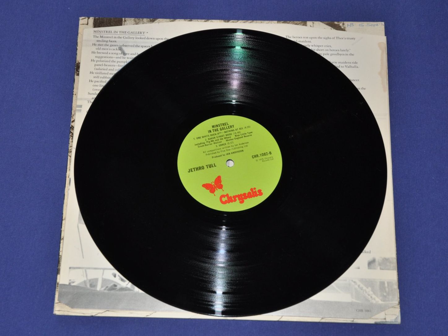 Schallplatten: LP Jethro Tull - Minstrel in the Gallery – Gebraucht aus Boll von Theodora15 6